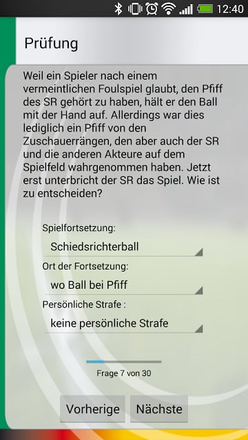 Fu&szlig;ball Regelfragen截图4