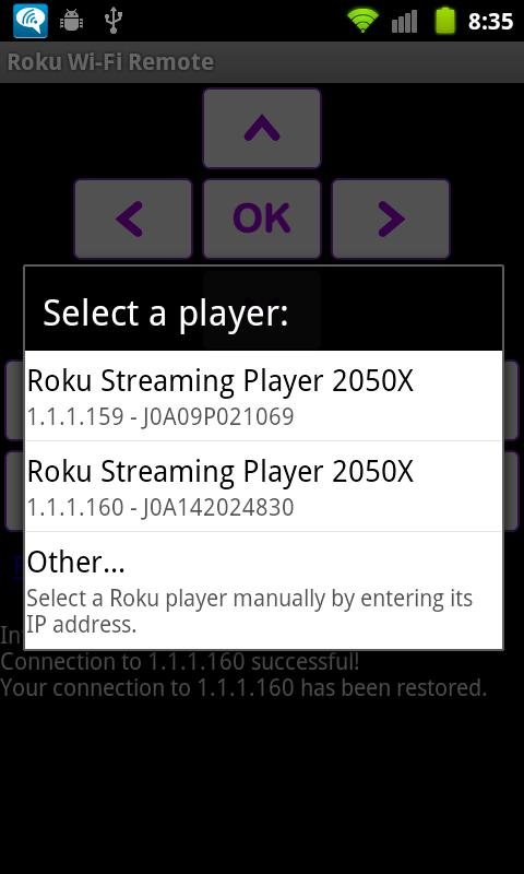 Rfi - remote for Roku players截图1