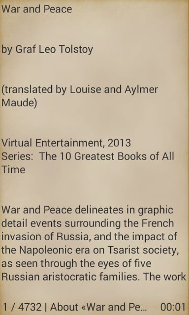 War and Peace by Leo Tolstoy截图3