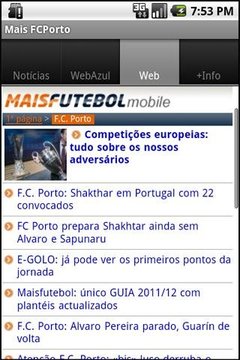 Mais FC Porto截图