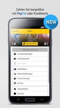 taxi.eu - Taxi App f&uuml;r Europa截图