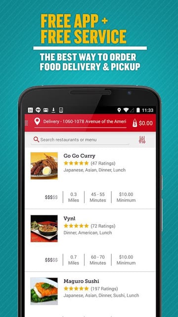 Seamless Food Delivery/Takeout截图5