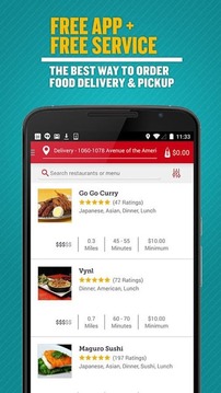 Seamless Food Delivery/Takeout截图