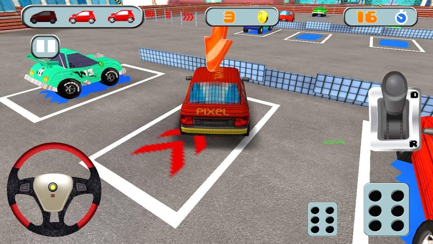 Pixel Craft Car Parking截图5