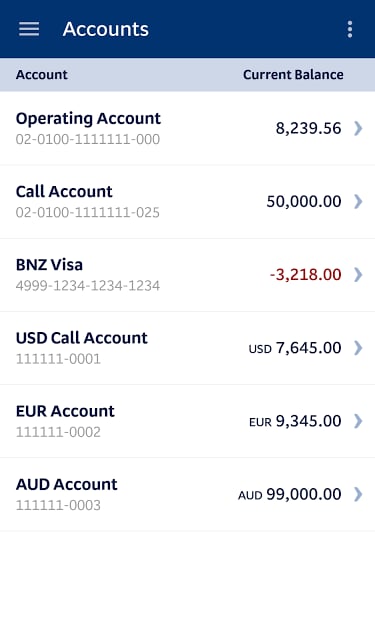 BNZ Mobile Business Banking截图1