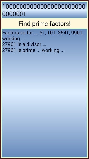 Prime Factor Finder截图5