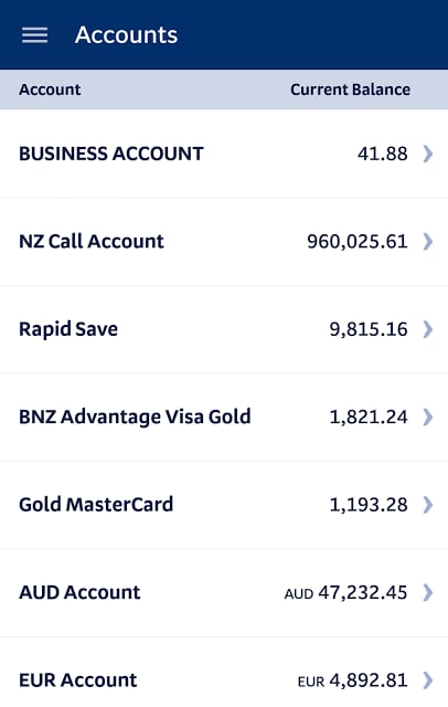 BNZ Mobile Business Banking截图5