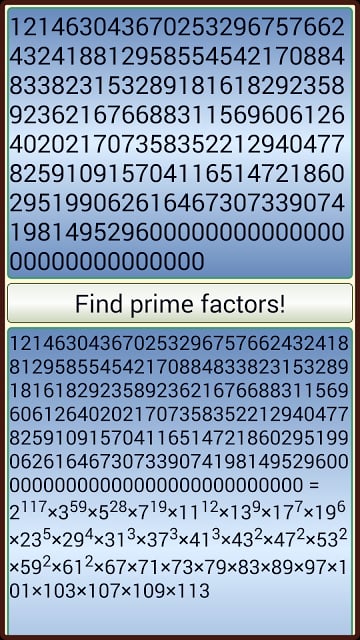 Prime Factor Finder截图4