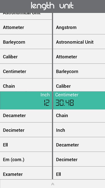 Unit Converter Vue截图3