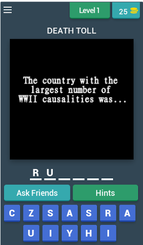 HISTORY WW2 TRIVIA截图1