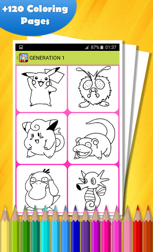 Coloring Book for Pokemon截图5