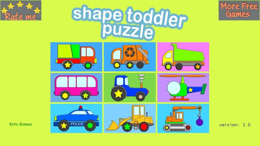 Shape Toddler Puzzle截图4