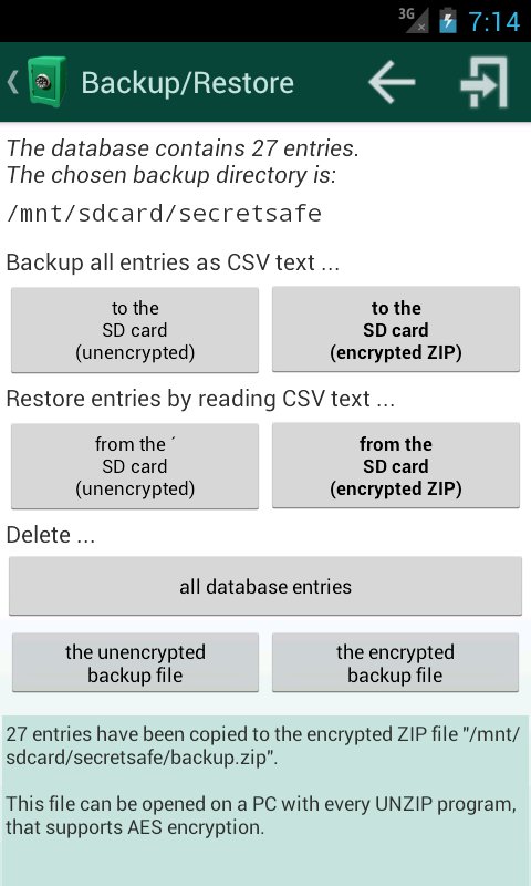 Secret Safe Lite截图7