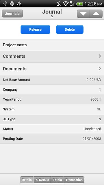 Infor Lawson Mobile Financials截图3