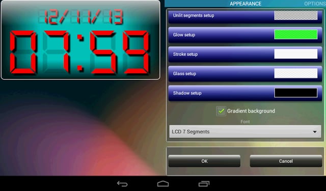 LED clock widget free截图7