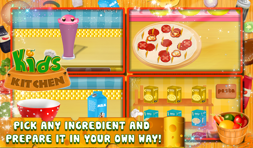 儿童厨房烹饪游戏截图4