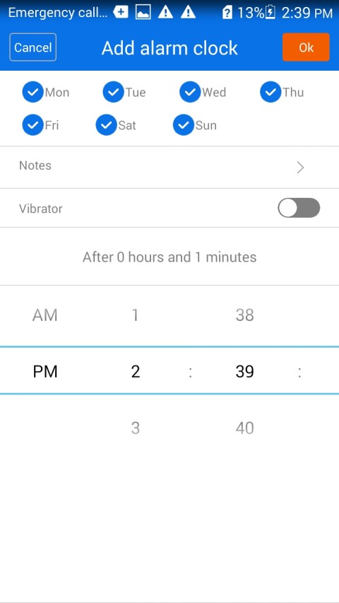 Voice alarm clock截图5