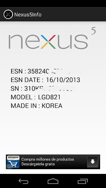 Nexus 5 Info截图1