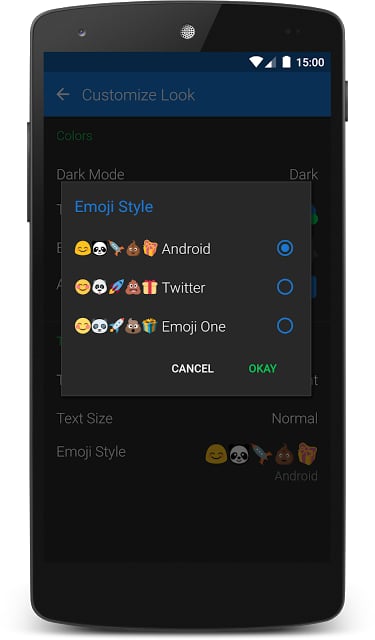 Textra Emoji - Android Style截图1