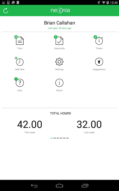 Nexonia Timesheets截图3