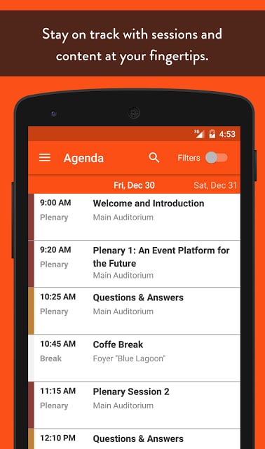 SpotMe Mobile Event App截图2