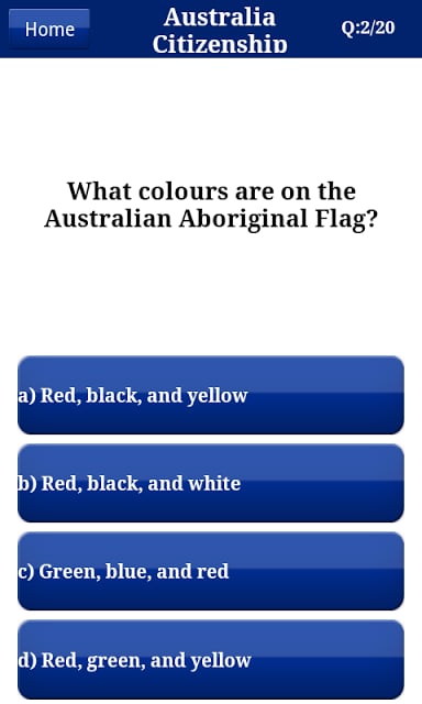 Australian Citizenship Test截图1