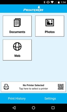 PrinterOn Android App - Phone截图