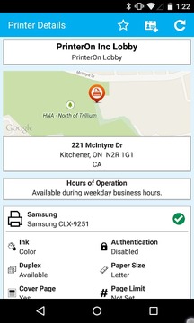 PrinterOn Android App - Phone截图