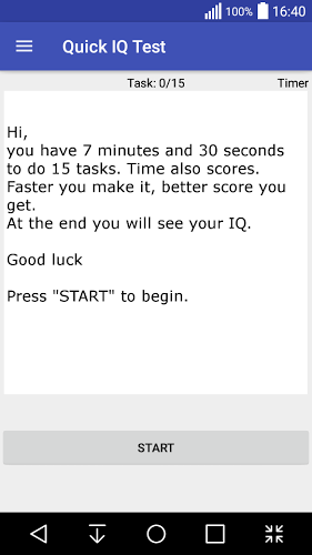 Quick IQ Test截图1