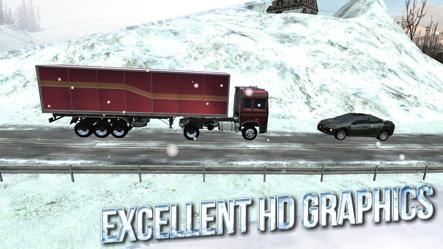 Winter Road Trucker 3D截图3