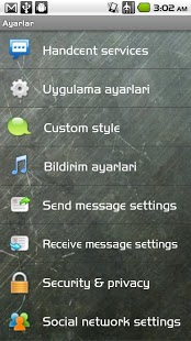 Handcent SMS Turkish Language截图6