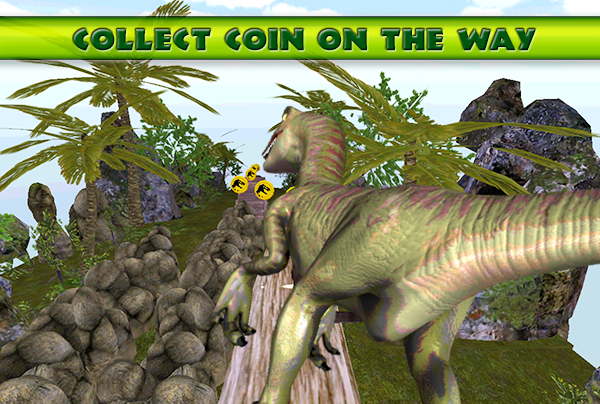 3D Jurassic Raptor Run Land截图4