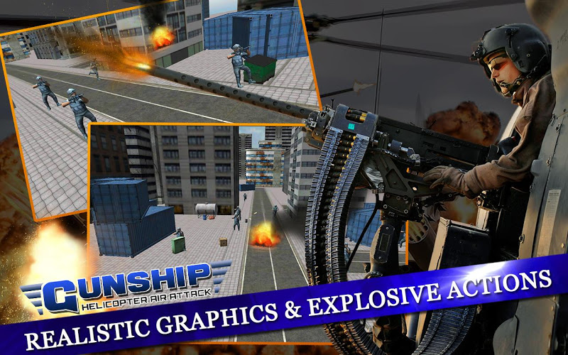 Gunship Helicopter Air Attack截图3