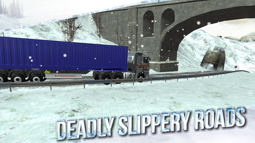 Winter Road Trucker 3D截图2