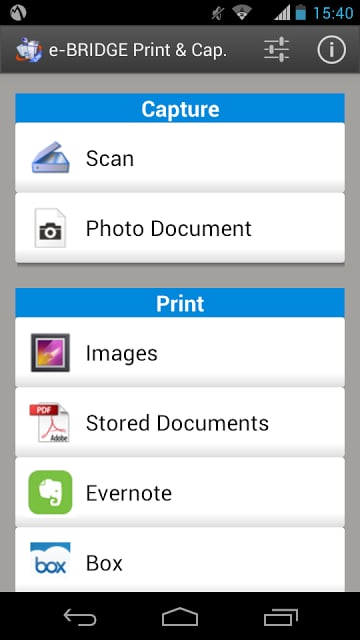 e-BRIDGE Print & Capture Lite截图1