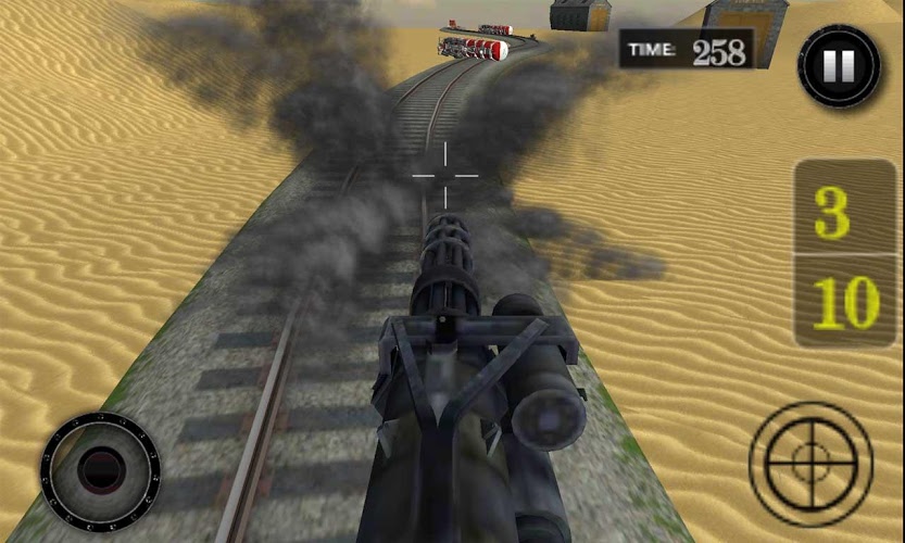 Gunship Bullet Train: Hurdles截图3