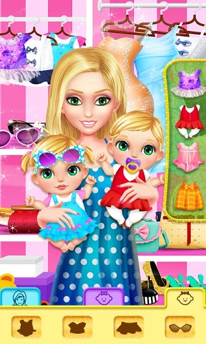 Mom's Twins: Baby Care Doctor截图1