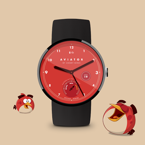 Angry Birds Aviator Watch Face截图1