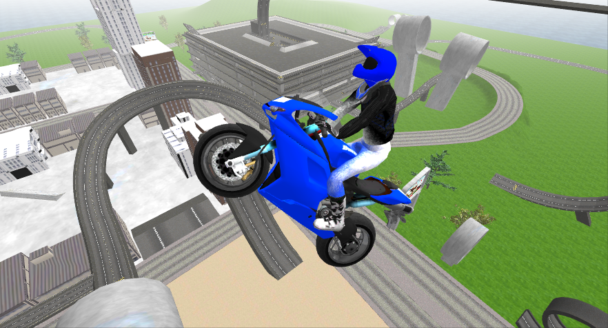 Stunt Motorbike Race 3D截图3