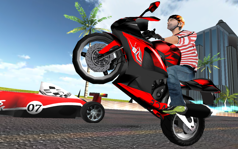 Motorbike Speed Traffic Racing截图1