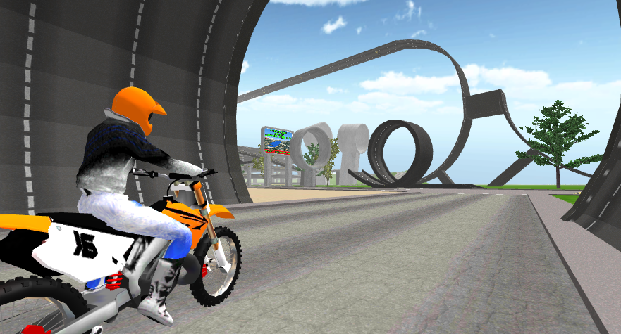 Stunt Motorbike Race 3D截图5