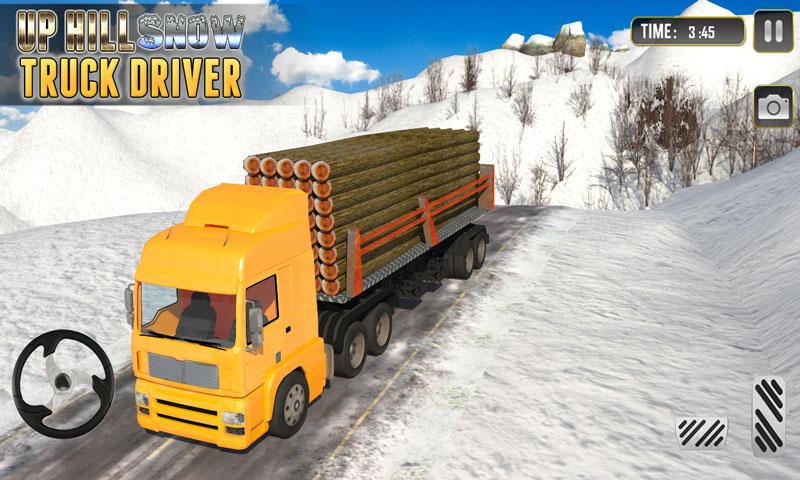 Up Hill Snow Truck Driver截图1