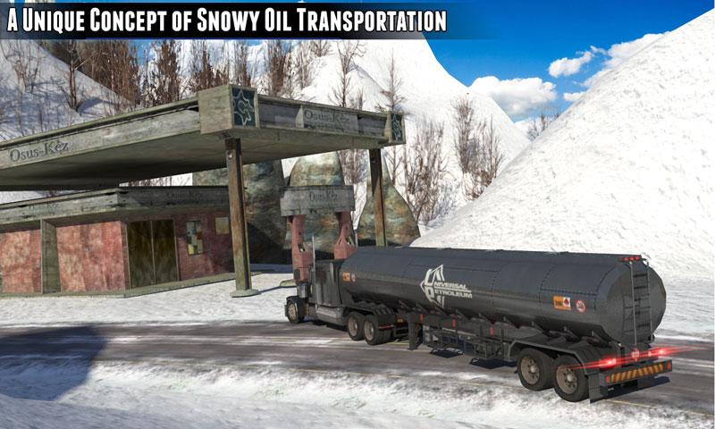 Up Hill Snow Truck Driver截图4