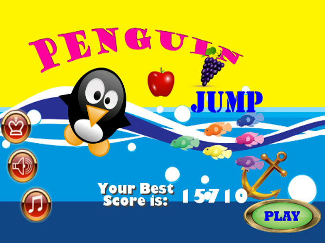 Penguin Happy Jump games截图1