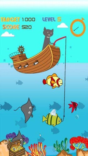 Magnetic Cat Fishing Game截图3