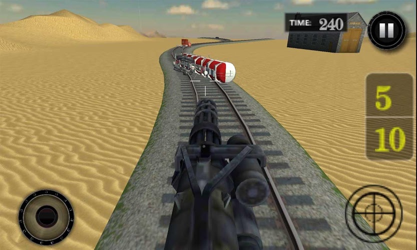 Gunship Bullet Train: Hurdles截图4