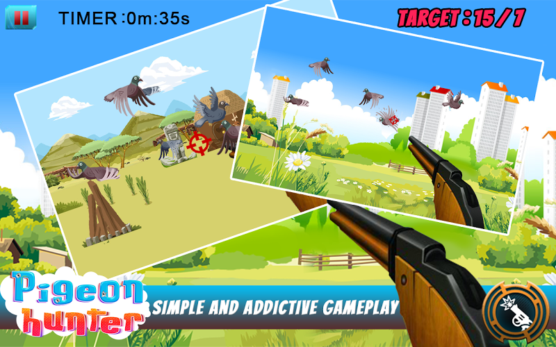 Pigeon Attack:Shooting game截图3