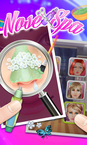 Princess Nose SPA -girls games截图2