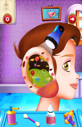 Ear Doctor Clinic Kids Games截图5