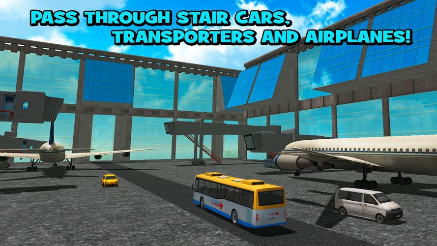 City Airport Bus Simulator 3D截图1